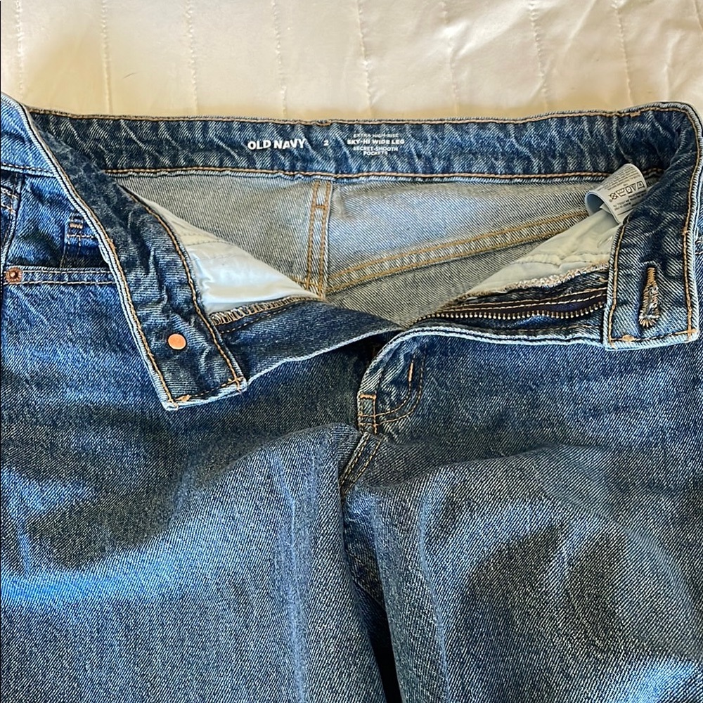 Old Navy Women's Flare & Wide Leg Jeans - Blue